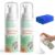 Hulezt Waterless Carpet Foam Stain Remover With Towel, 2 Set