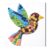 Hummingbird DIY Framed Button Painting Kit for Adults Beginners Home