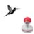Hummingbird Self-Inking Rubber Craft Stamp for Planner Journal 1.6″ Round