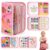 HumorPlay Busy Board Montessori Toys for 1,2,3 Year Old Girl Gifts, Sensory Educational Busy Book for Toddlers 1-3 Age, Christmas Birthday Gift for 1-2 Year Old Girl Toys