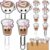 Humyoun 12 Pcs Coffee Cup Shape Paper Clips Funny Cute Paperclips Bookmarks Planner Clips Back to School Teacher Appreciation Gift Supplies for Employee Office Supplies Stationery Gifts Essentials