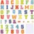 Humyoun 176 Pcs 7″ Large Bulletin Board Letters and Numbers Set, Big Classroom Alphabet Cutouts Letter Poster with Adhesive Dots for Home School Bulletin Board Display Walll Decor(Bright,Rainbow)