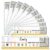 Humyoun 36 Pcs Classroom Nameplates Student Desk Name Tags Multipurpose Manuscript Name Plates Alphabet Fractions Multiplication Left/Right Desk Plate Topper (Boho)