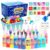 HunDun Squishy Making Kit Water Squishy Toy,Magic Water Elf Toy Kit for Kids,Water Pets Sensory DIY Craft Kit with 22 Gels & 14 Molds.Squishy Toys Maker Set.Aqua Fairy Gel Magic Water Art Kit Favors
