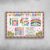 Hungry To Learn Poster Metal Tin Sign for Classroom Decor, Welcome Back School Decor Days Of The Week, Numbers 1-10 Alphabet Signs Preschool Kindergarten Elementary 8″*6″