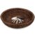 Hushee 1 Pcs Small Basket for Entryway Table Woven Wicker Key Bowl Basket Rattan Tray Organizing for Key Wallet Cell Phone Fruit Food Holder Decorative Table Storage (Dark Brown,Round)