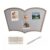 HUSHWEAVE Scalloped Felt Bulletin Board, 1-Pack, 19.69″ x 31.5″ with 10 Adhesive Pads and 20 Push Pins for Displaying Photos and Documents Suitable for Schools Home and Office (Oat-Colored)