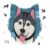 Husky Dog Pattern Wooden Jigsaw Puzzle for Adults 175 Pieces