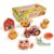 HUZU Farm Snap Wooden Blocks – Montessori Building Toy for Toddler Kids, Moving Wheels Tractor, Lockable Door Barn, Mix & Match Farm Animals Duck Bee Owl Chick Snail, Stocking Stuffers for Grandkids
