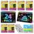 HXDOGSP Scratch Art for Kids: 24 Pack Rainbow Scratch Paper Party Favors – Art Crafts Notebook Suitable for Birthday Gifts/School Crafts Kit/Classroom Prizes for Girls and Boys Aged 4-12