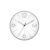 HXFOOAA Borderless Wall Clock Living Room Convex Decoration