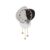 HXFOOAA Clock Decorative Painting Living Room Background Wall Decoration Hanging Dining