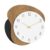 HXFOOAA Non Perforated Nordic Clock Hanging Luxurious Living Room wall Decoration Japanese