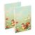 HXshaoye college notebooks Squirrel Floral Spring 2 pack