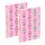 HXshaoye composition notebook Nutcracker Soldiers Pink 2 pack