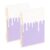 HXshaoye composition notebooks Purple Ice Cream Plaid Checked 2 pack