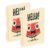 HXshaoye journaling notebooks Handdrawing Watermelon Hello 2 pack