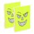 HXshaoye notebook spiral Halloween Lemon Green Face 2 pack