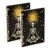 HXshaoye notebooks wide Funny Halloween Skeletons Stars Sun 2 pack