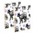 HXshaoye school notebook Halloween Cat Skeleton 2 pack