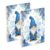 HXshaoye subject notebooks college Blue Winter Gnome Cute Snowflake 2 pack