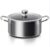 Hybrid Nonstick Stock Pot with Lid,Stainless Steel Stockpot,Induction Soup Pot Compatible with All Cooktops,Dishwasher & Oven Safe,Stainless steel,5 Quart