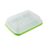Hydroponic Seed Sprouter Tray with Drain Mesh Lid, Soilless Microgreen Growing Container, Reusable Wheatgrass Sprout Germination Tray for Home Indoor Seed Planting (1set Tray-Cover)