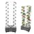 Hydroponics Tower Growing System Kit, 56 Planting Holes, 4 Wheels, Vertical Aeroponic Garden for Home Gardening Enthusiasts, Easy Setup and Maintenance