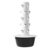 Hydroponic Tower Garden Kit – 5-Layer Soil-Free Indoor/Outdoor Growing System – Waterproof Planter for Fresh Herbs, Vegetables & Plants – Space-Saving Black Design
