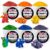 Hygloss play modeling dough for kids, non-toxic, 1 lb resealable tub, 6 assorted colors, unscented, ages 3+