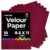 Hygloss Velour Paper 8.5 x 11, Soft Flocked Craft Paper, 10 Sheets Burgundy