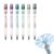 HysmmxHer Turbine Spinning Gel Pens 5 Pcs, Stress Relief 0.5mm Black Ink Pens, Quick Dry Fine Point Smooth Writing Ballpoint Pen, for Journaling Note Taking Office School Supplies (Rotating Wing)