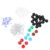 Hyuduo Organic Chemistry Molecular Model Kit 57 Atoms 56 Links Color Coded ABS Plastic for Building Molecular Structures Classroom Lab Learning