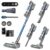 i-Clyner Cordless Vacuum Cleaner, 50KPa 60Mins Self-Standing Stick Vacuum Cordless with Anti-Tangle Brush,Touch Screen,Lightweight & Portable,Vacuum Cleaners for Home,Pet Hair,Carpet, Hard Floor Blue