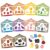 i-Kawachi 10Pcs Magnetic Color Sorting Toys Magnetic Letters and Numbers for Baby Toddlers Kids Learning Toys Circus Alphabet Magnets for Fridge and Whiteboard