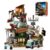 iambrick Doomsday Building Set for Adult, Wrecked Plane Pharmacy Model Kit