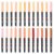 ibasenice 24pcs Skin Color Acrylic Markers, Fine Point Water-Based Paint Pens, Soft Brush Tip Markers for Drawing, Hand Lettering, DIY Card Art, Face Paint