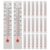 ibasenice 50pcs Science Thermometers Dual Scale Thermometers Student School