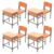 ibasenice Mini Classroom Furniture Set Dollhouse Mini Furniture 4-Pack for Classroom Decor Miniature School Room