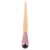 ibasenice Purple Jade Facial Roller for Women, Ice Face Roller with Wood and Stone Material, Eye Fatigue Relief and Convenient to Store, for Facial and Eye Massage