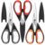 iBayam 3-Pack 8.7″ Kitchen Scissors All Purpose Heavy Duty Shears w/Sheath
