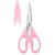 iBayam Pink Kitchen Scissors All Purpose Heavy Duty & Comfort Grip & Cover