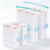 iCASA 4-Pack Soup Cubes Freezer Molds for Food Storage Bags 2 Cup + 6 Cup