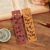 icceemee 2pcs Wooden Bookmarks with Red Maple & Ginkgo Foliage Design – Autumn Themed Book Markers for Women, Men, Readers – Unique Gift for Book Lovers