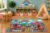 ICE ARMOR 5′ x 7′ Firefighter Rescue Team Area Rug, Cute Fire Trucks Fire Station Rainbow Community Helpers Kids Playroom Classroom Bedroom Decor, Non-Slip Silicone Backing Low Pile