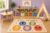 ICE ARMOR 5′ x 7′ Five Senses Area Rug, Educational Human Body Learning Play Mat Featuring Sight Hearing Smell Touch and Taste for Kids Classroom, Non-Slip Silicone Backing Low Pile