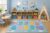 ICE Armor 5′ x 7′ Numbers Learning Area Rug for Kids Playroom Nursery Bedroom, Educational Counting One to Ten Preschool Math Cartoon Decor, Non-Slip Silicone Backing Low Pile
