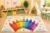 ICE ARMOR 5′ x 7′ Rainbow Crayons Area Rug, Colorful Art School Learning Kids Playroom Classroom Nursery Bedroom Rug, Non-Slip Silicone Backing Low Pile