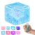 Ice Cube Squishy Fidget Toy, Slow Rise Squeeze Sensory Toy Stress Ball for Office Desk Anxiety Relief, Focus & Calm Novelty Gift for Teens-Sky Blue Glitter