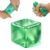 Ice Cube Squishy, Slow Rising Square Shape Stress Balls for Adults(Green) ﻿